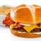 Cheesy Bacon Fondue Burger
